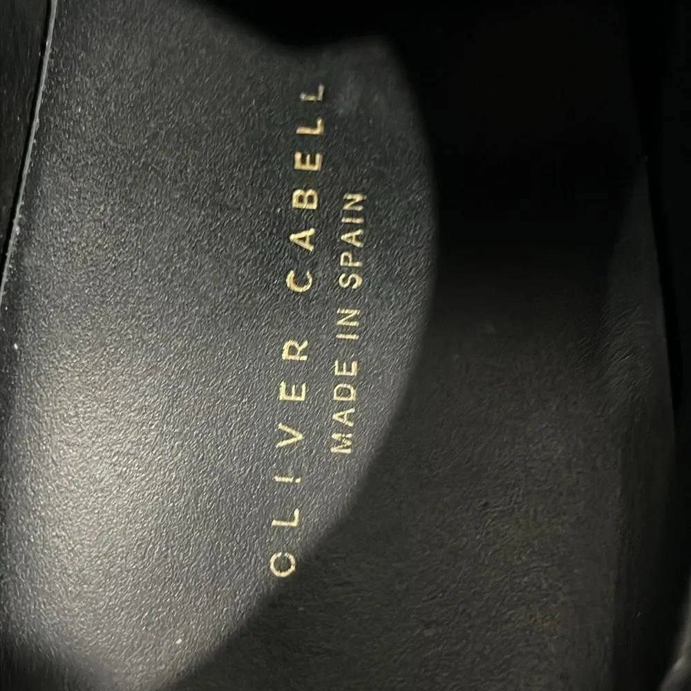 🔥‎ Oliver Cabell Men's Low Designer Sneakers Black - Men Sz 8.5 (41) - PERFECT!